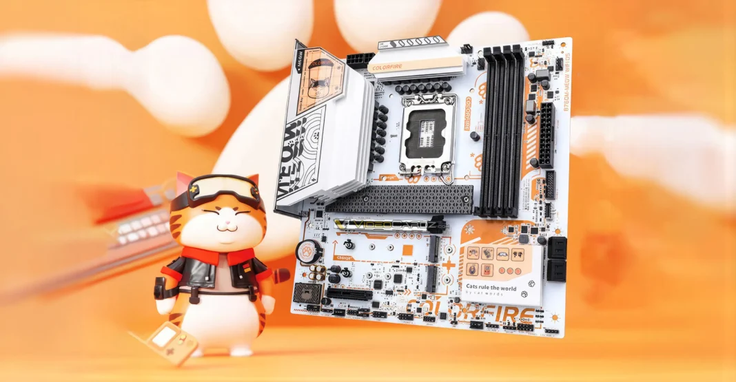 COLORFUL ra mắt bo mạch chủ COLORFIRE B650M-MEOW WIFI dành cho AMD Ryzen 9000