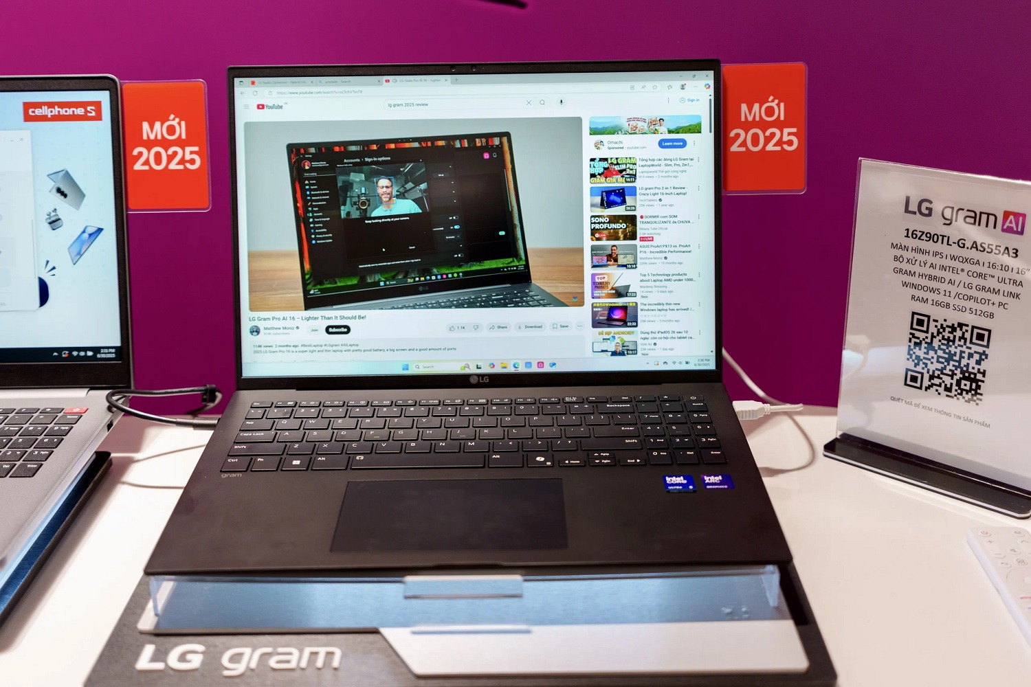 Laptop LG gram AI 2025 ra mắt thị trường Việt Nam: Trợ lý AI thấu cảm, bền chuẩn quân đội, pin trâu và siêu nhẹ